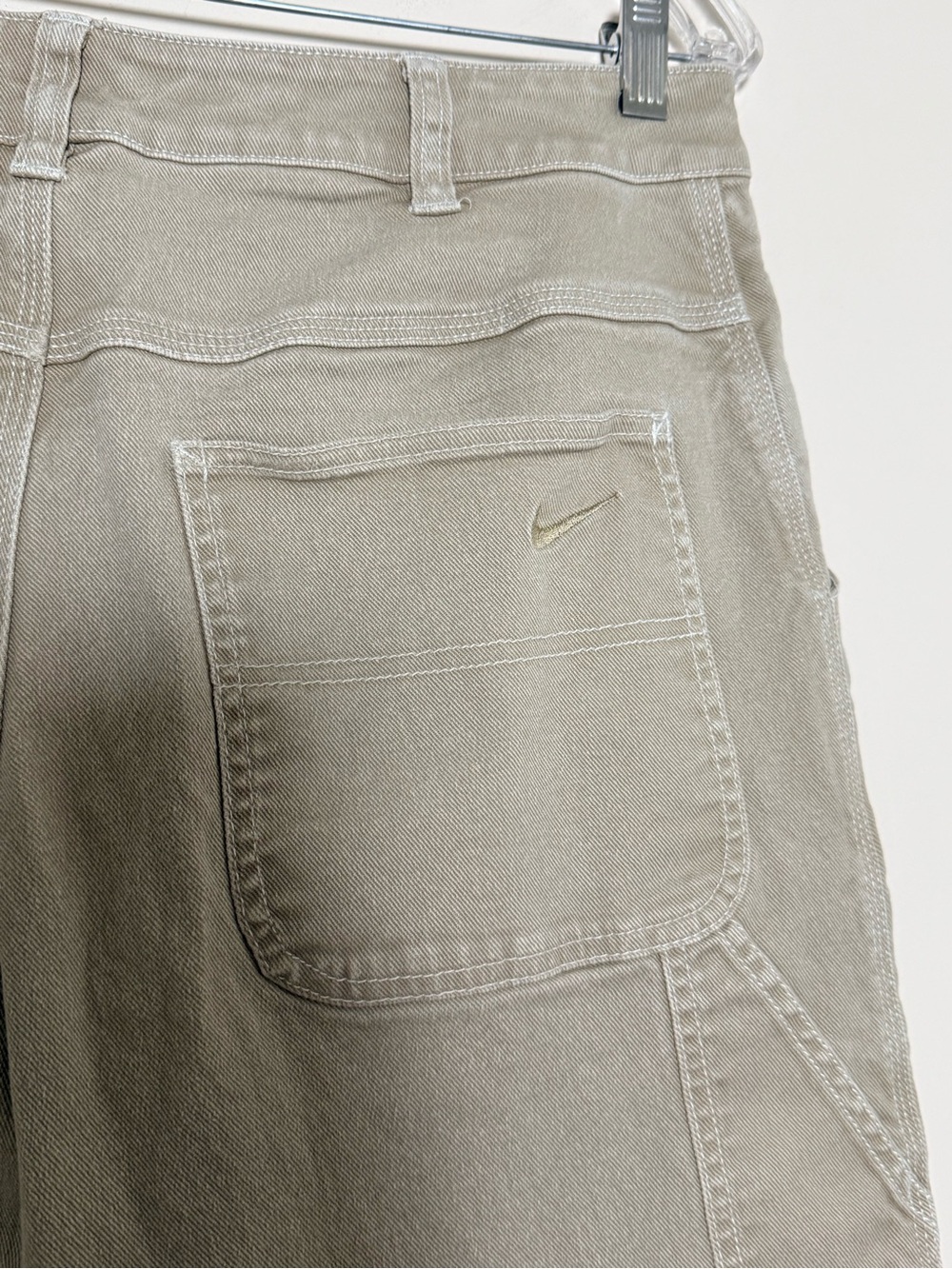 Nike Life Men’s Premium Carpenter Pants Khaki Twill Workwear 32 M - Picture 4 of 10